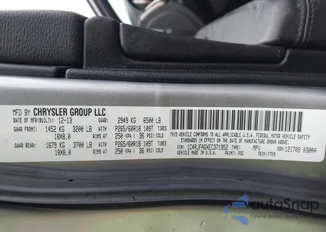 2014 Jeep Grand Cherokee Laredo from USA, damaged, VIN 1C4RJFAGXEC371952